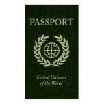 Pass Visitenkartenvorlage