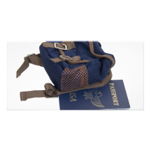 PassportBackpack080509 Foto Grußkarte