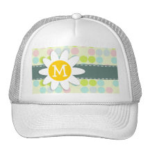 Pastel Colors, Polka Dot; Spring Flower Hats