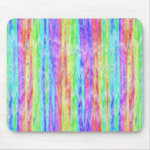 Pastell befleckte Streifen Mousepad