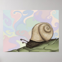 pastell slug plakatdruck