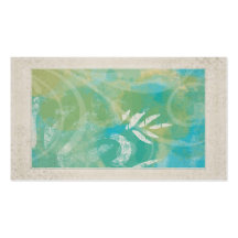 PastellBlumenmuster Visitenkarten Vorlage