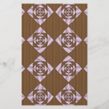 Pastellrosa und Brown. Blumenentwurf Personalisierte Flyer