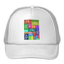 Patchwork fährt Kunst rad Kultkappe
