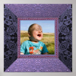 Patchwork-Foto-Schablonen-Plakat