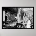 Patentamt-Innenraum 1920 Plakat