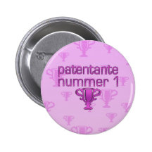 Patentante Nummer 1 Button
