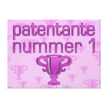Patentante Nummer 1 Galerie Faltleinwand