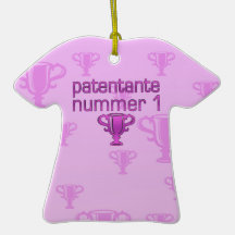 Patentante Nummer 1 Weihnachtsbaum Ornament