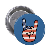 Patriot-Felsen-Hand Buttons