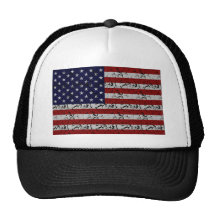 Patriotische Amerikaner USA-Flagge von Vereinigten Truckermütze