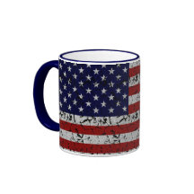 Patriotische Amerikaner USA-Flagge von Vereinigten Kaffeetasse