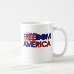 Patriotische amerikanische Freiheit Tee Tasse