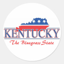 Patriotische Aufkleber Kentuckys