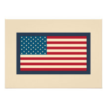 Patriotische Flagge-Einladungen