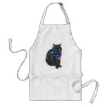 Patriotische schwarze Katze Schürzen