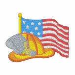 Patriotischer Feuerwehrmann