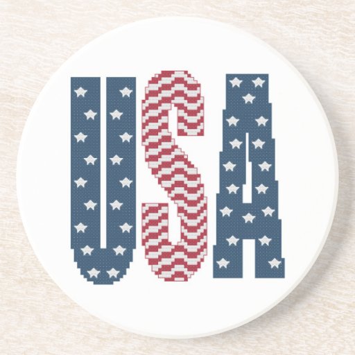 Patriotischer Untersetzer USA