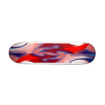 Patriotisches abstraktes personalisiertes deck
