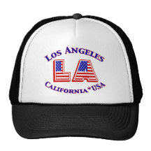 Patriotisches Logo Los Angeless USA Baseball Cap