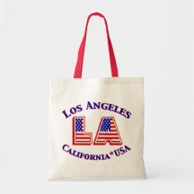 Patriotisches Logo Los Angeless USA Taschen