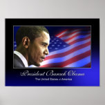 (Patriotisches) Plakat Präsidenten-Barack Obama