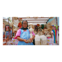 Patzcuaro Tianguis, Foto-Karte Photo Karten