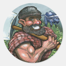Paul Bunyan Stickers