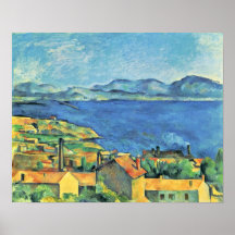 Paul Cezanne - Bucht von Marseille von LEstaque Plakat