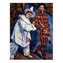 Paul Cezanne - Karneval Postkarte