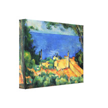 Paul Cezanne - l'Estaque mit roten Dächern Leinwanddruck