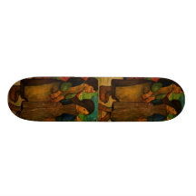 Paul Gauguins bretonische Mädchen (1889) Personalisiertes Skateboard