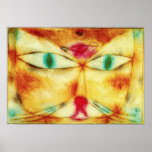 Paul Klee-Katze und Vogel-Plakat