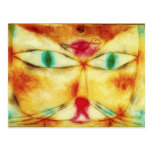 Paul Klee-Katze und Vogel-Postkarte