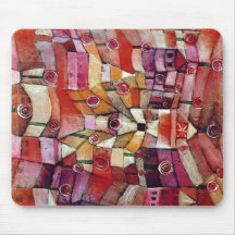 Paul Klee - Rosen-Garten Mauspad