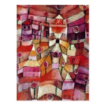 Paul Klee - Rosen-Garten Postkarten