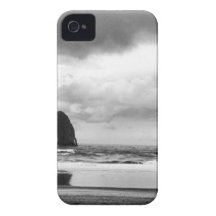 Pazifische Stadt Oregon des Heuschoberfelsens iPhone 4 Case-Mate Hülle