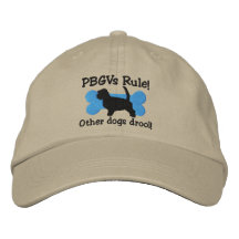 PBGVs Regel gestickter Hut Baseballcap