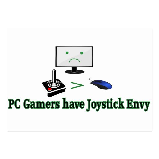 PC Gamers haben Steuerknüppel-Neid-Visitenkarte