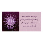 Peace Sun Leo Photo Greeting Card