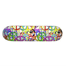 peacesigns skateboarddeck