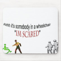 pedestrion Weg - im erschrocken Mousepad