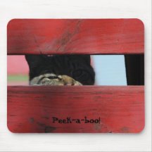 Peekaboo! Mousepads