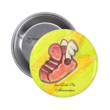 Pegasus-Sportschuh Anstecknadelbutton