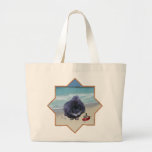 Pekingese Welpe am Strand Tasche