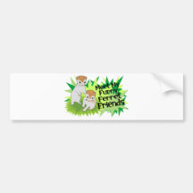 Pelzfrettchen-Freunde Autosticker