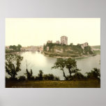 Pembroke-Schloss, Pembrokeshire, Wales Posterdruck