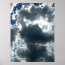Pendletonstrahlen und -wolken posterdruck