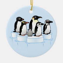 Penguin-Party Weihnachtsbaum Ornament