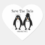 Penguin Save the Date, der Mitteilung Wedding ist Sticker